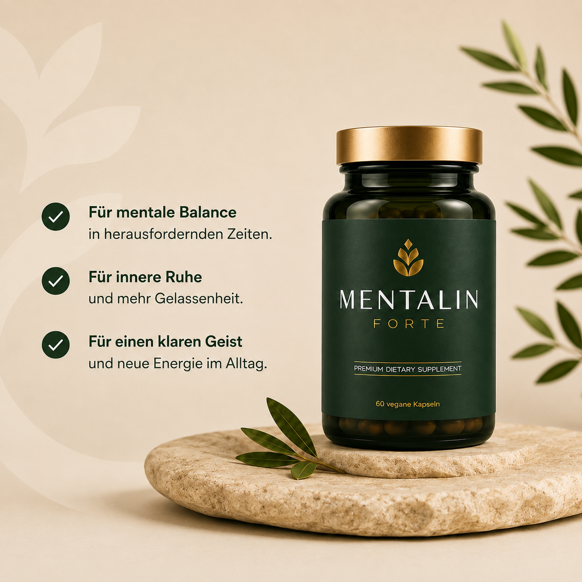 Mentalin Forte® – Veganer Premium-Komplex für mentale Balance, Stress & Regeneration (Kopie)