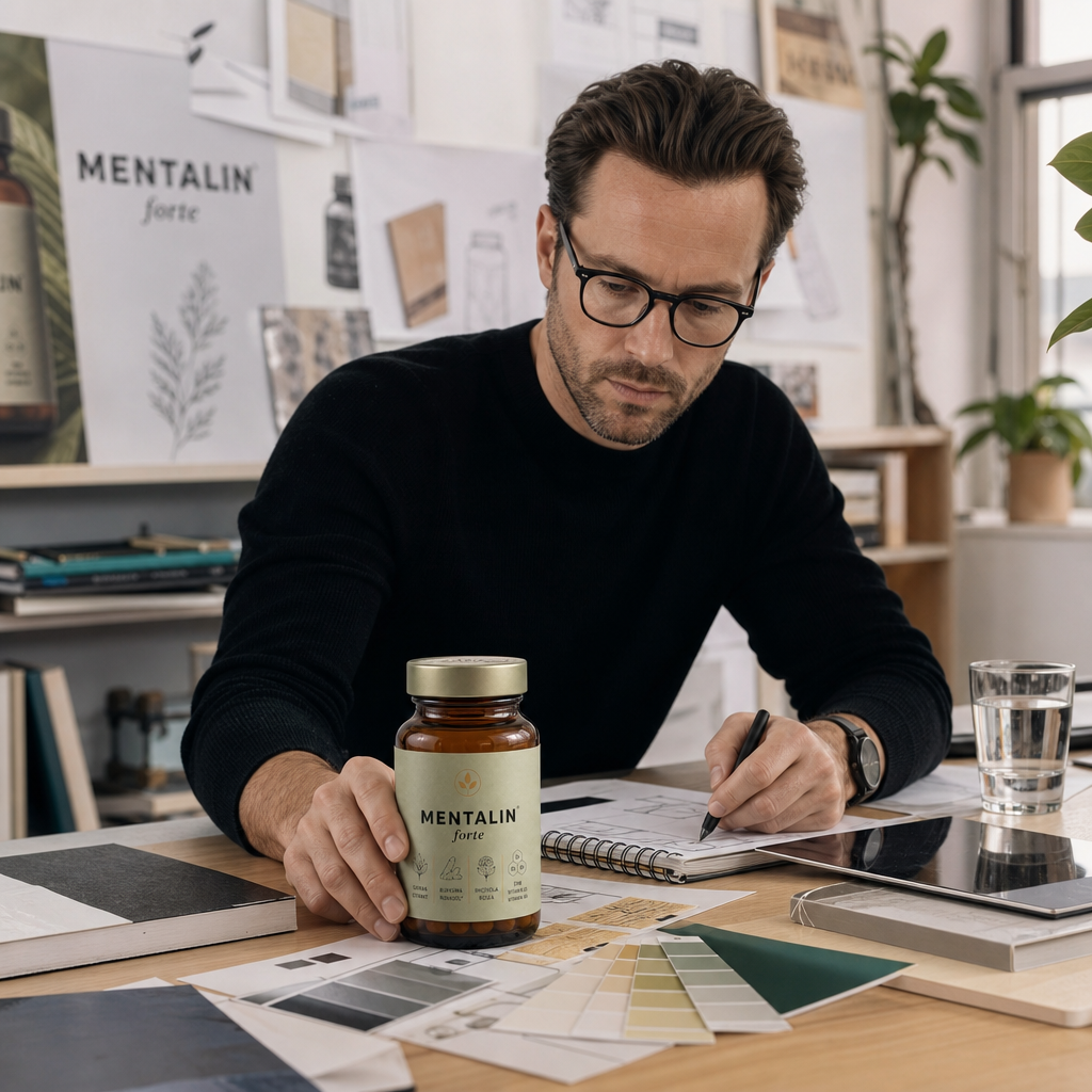 Entwicklung der Mentalin-forte-Rezeptur am Arbeitstisch